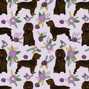 boykin spaniel pet quilt c  dog nursery coordinate floral