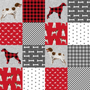 brittany spaniel pet quilt a dog nursery cheater quilt wholecloth