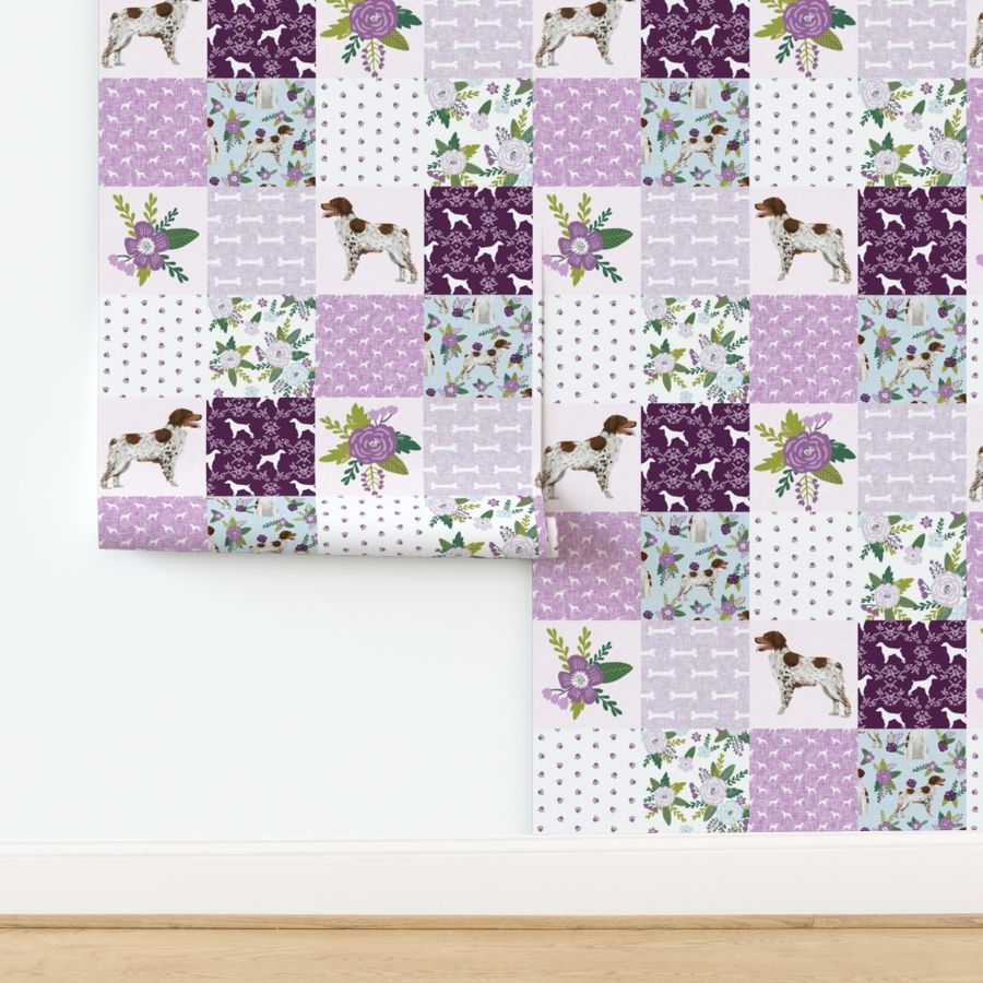 brittany spaniel pet quilt c dog nursery cheater quilt wholecloth