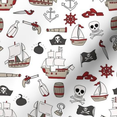 mixed pirates quilt cute coordinate nursery pirate theme lite 
