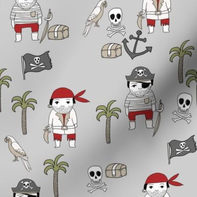 pirates quilt cute coordinate nursery pirate theme grey