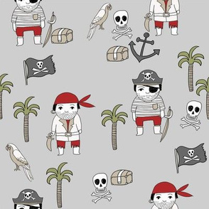 pirates quilt cute coordinate nursery pirate theme grey