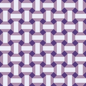 Classic vintage pattern with abstract geometry 3d texture. violet lilac  Very Peri