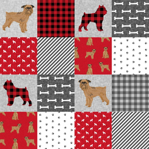 brussels griffon pet quilt a dog breed nursery cheater quilt wholecloth