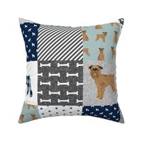 brussels griffon pet quilt b dog breed nursery cheater quilt wholecloth
