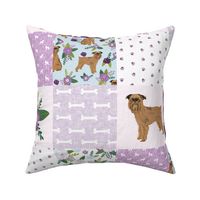 brussels griffon pet quilt c dog breed nursery cheater quilt wholecloth