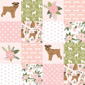 brussels griffon pet quilt d dog breed nursery cheater quilt wholecloth