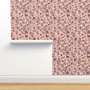 Floral Doodle autumn pale pink