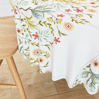 Mountainside Meadows Tea Towel Cascading Botanical Cut and Sew