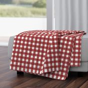 Picnic Blanket Red Check