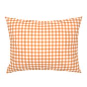 Orange & White Gingham