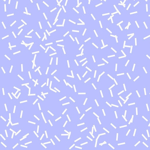 Periwinkle with White Sprinkles