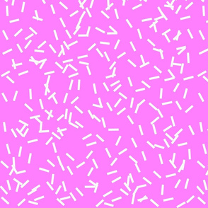 Pink with White Sprinkles