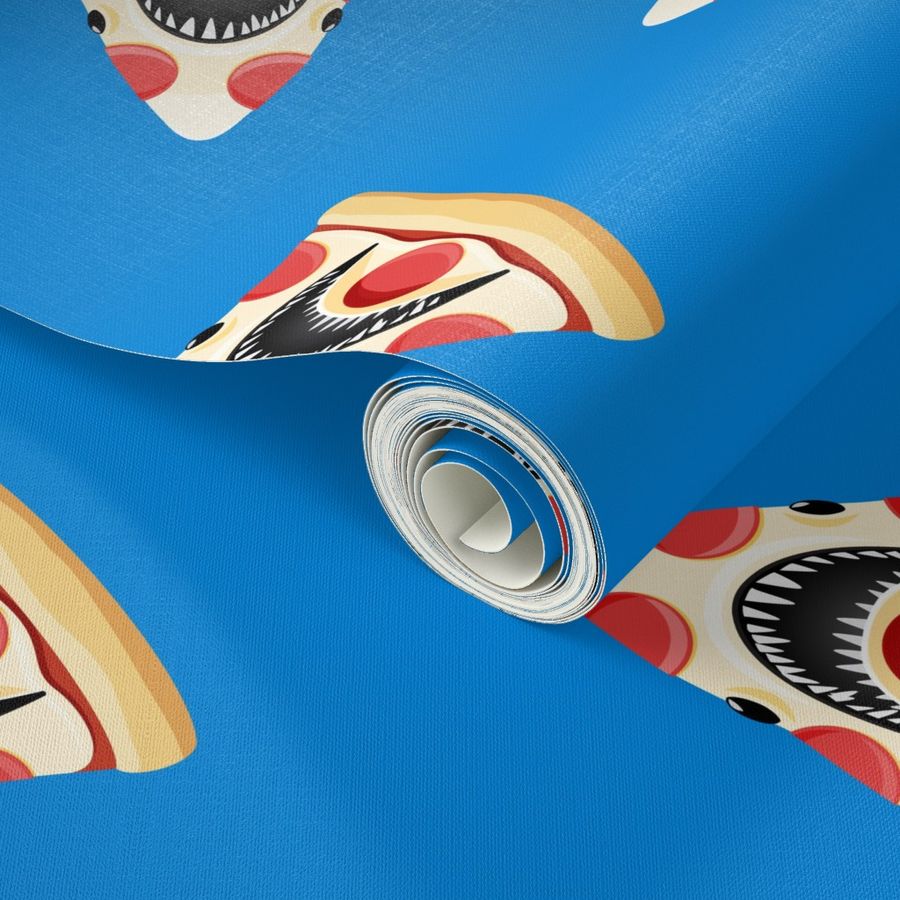 (3/4") Pizza Shark - 2 blue (90) C18BS