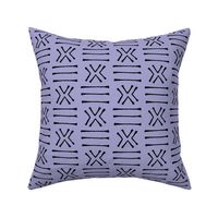 Malian Mud Cloth on Lavender // Small