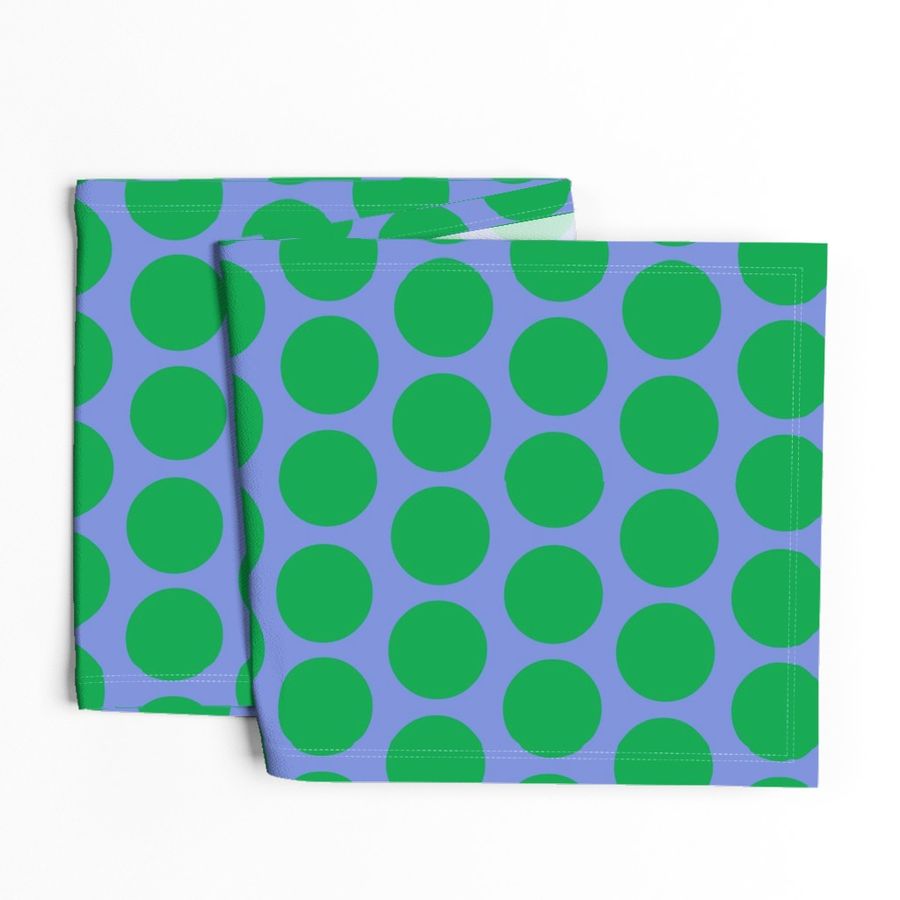 polka dot lg-periwinkle/green