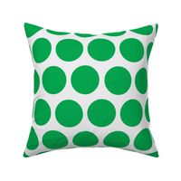 polka dot lg-green/white