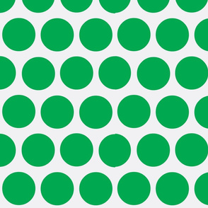 polka dot lg-green/white