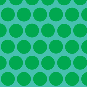 polka dot lg-green/aqua