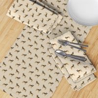 border terrier fabric - dog dogs, border terriers, tan