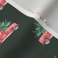 4" Christmas Vintage Trucks // Lunar Green