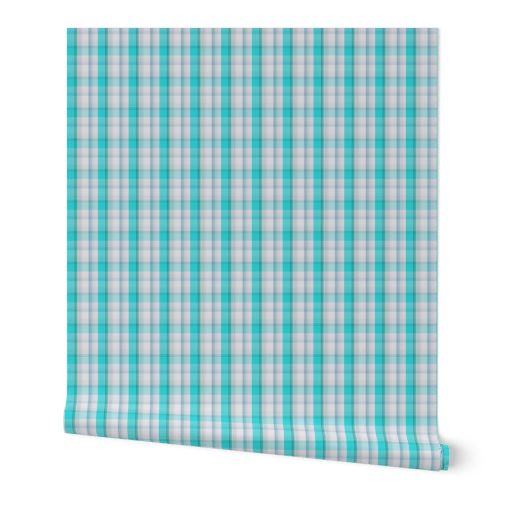 F-Turquoise Plaid