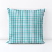 F-Turquoise Plaid