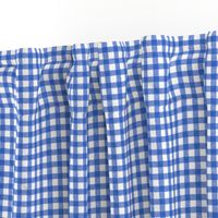 Watercolor Gingham Blue