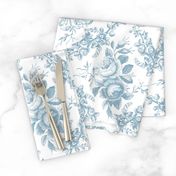 Lady Mary's Roses Blue Toile