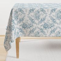 Lady Mary's Roses Blue Toile