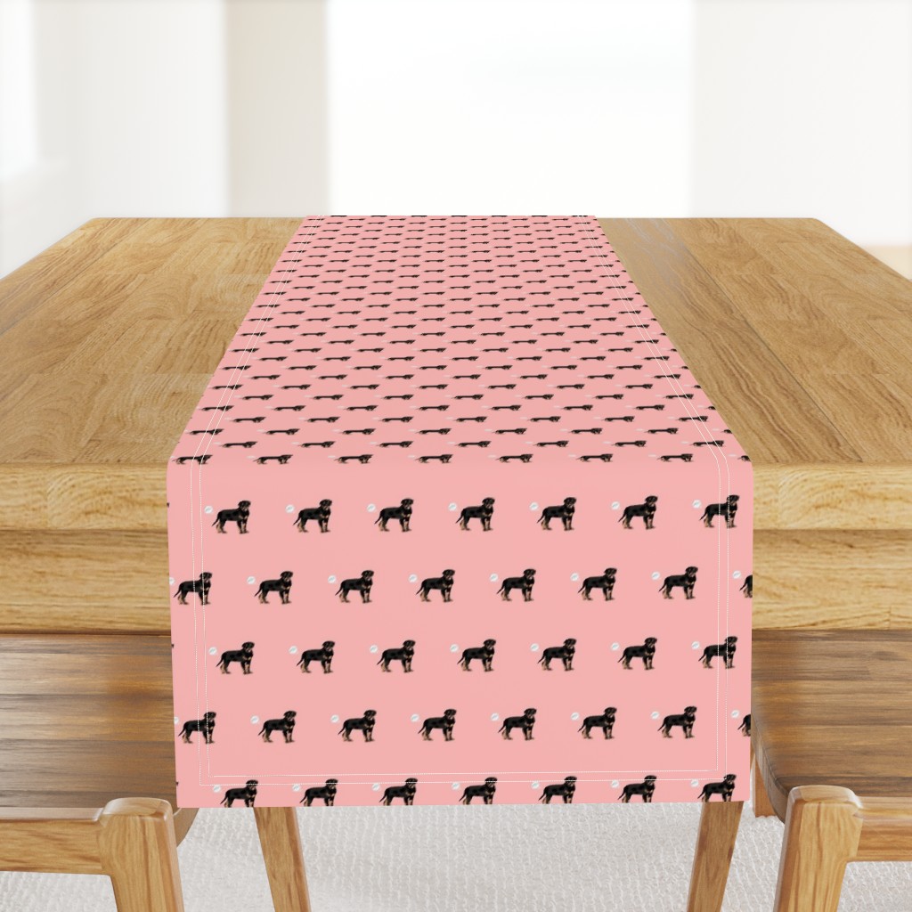 rottweiler dog fabric funny fart pure breed pets pink