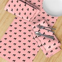 rottweiler dog fabric funny fart pure breed pets pink