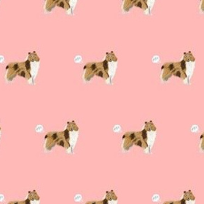 rough collie dog fabric funny fart pure breed pets pink