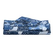 Blue Indigo Shibori Quilt