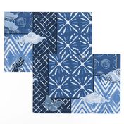 Blue Indigo Shibori Quilt