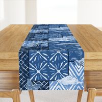 Blue Indigo Shibori Quilt