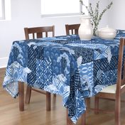 Blue Indigo Shibori Quilt