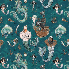 Pirate Mermen Sea Adventure