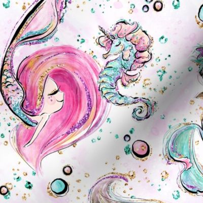 Glitter Mermaids-Rotated