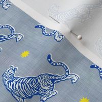 Blue Starry Tigers 