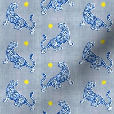 Blue Starry Tigers 