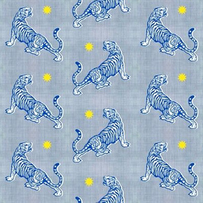 Blue Starry Tigers 