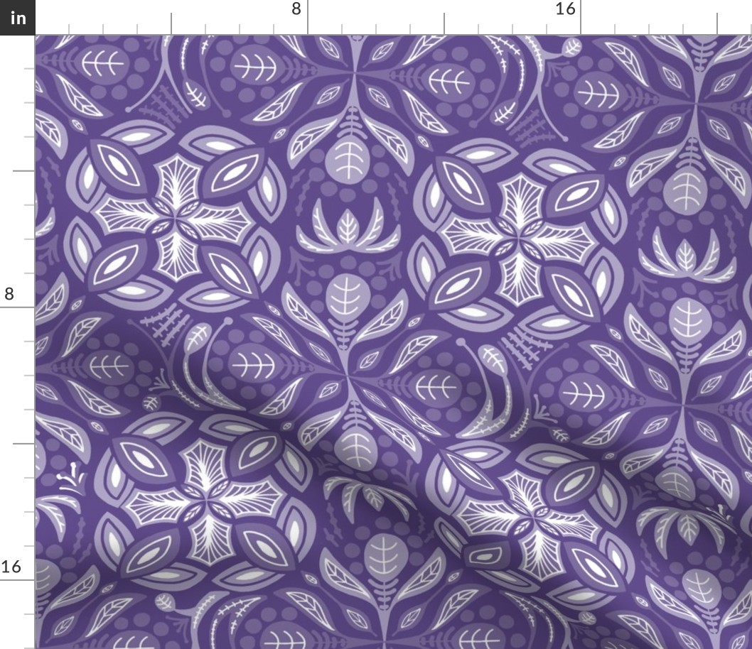 Mysterious Ultra Violet Damask 