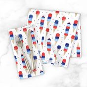 patriotic ice cream - blue stars