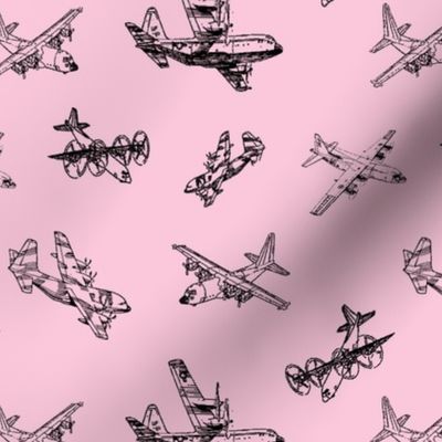 C130s on Pink // Small