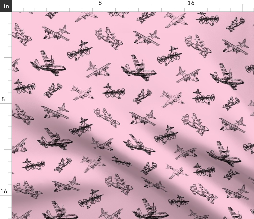 C130s on Pink // Small