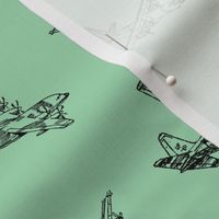 C130s on Green // Small