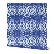 shibori  circle of life indigo