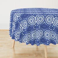 shibori  circle of life indigo