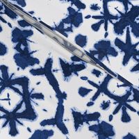 shibori tic tac toe indigo